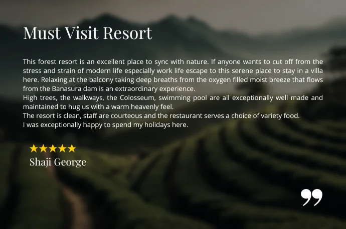 5 star hotel in wayanad