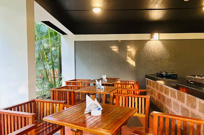 Wayanad resort’s lakeside café