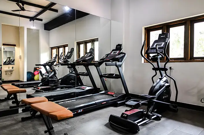 treadmill in resort