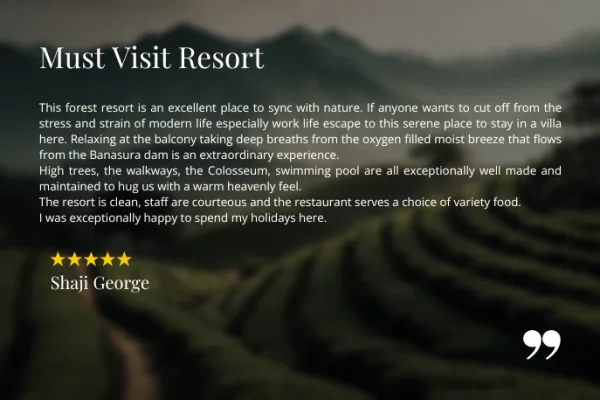 5 star hotel in wayanad